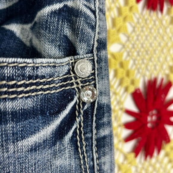 Wallflower Blue Flare & Wide Leg Jeans - Picture 9 of 16